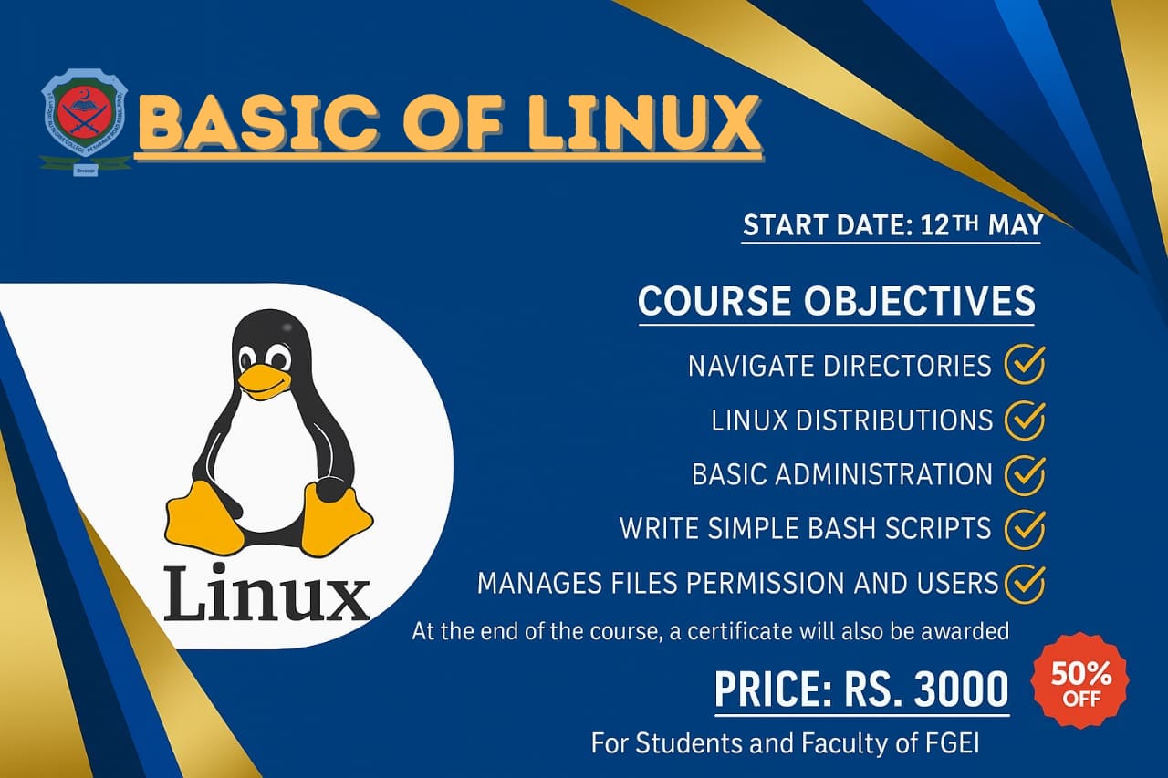 Linux Course Poster